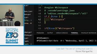 PowerShell Summit 2023: Code Golf: The zen of writing bad code II by Kevin Marquette