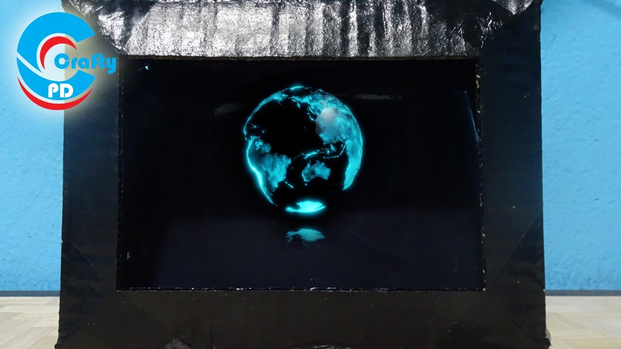 How to make hologram box at home | Easy making 3d hologram box - YouTube