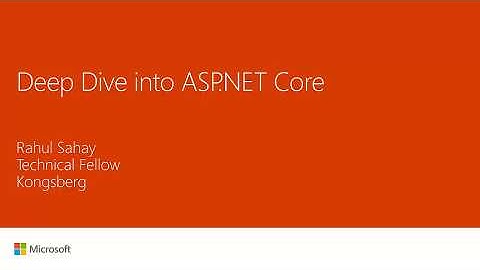 Webinar: Deep Dive Into ASP NET Core