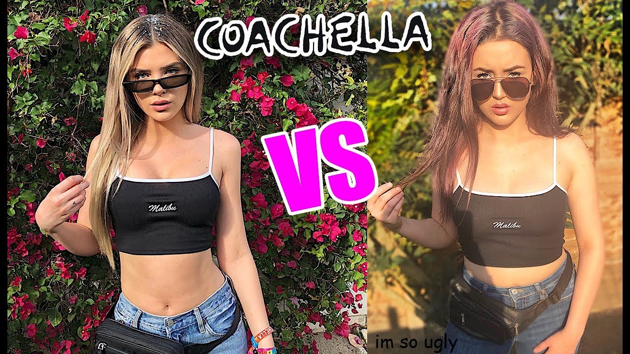 i copied YOUTUBER COACHELLA outfits \u0026 I 