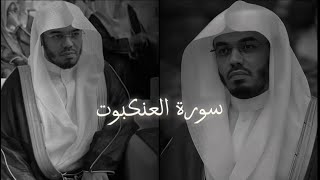 سورة العنكبوت بصوت الشيخ ياسر الدوسري ترتيل القران 