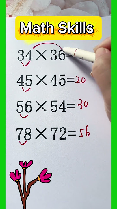 Math is not hard, you just need the trick.💯😃💥😃#maths #mathematics #multiplication #education #foryou