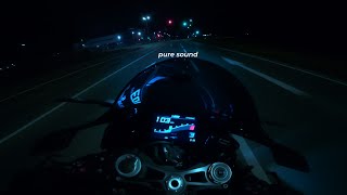 3am - night ride - pure sound [BMW S1000RR]