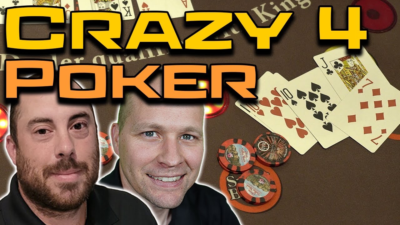 2 Crazy Guys Play Crazy 4 Poker YouTube