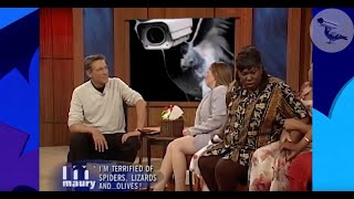 Woman on Maury is TERRIFIED of Birds