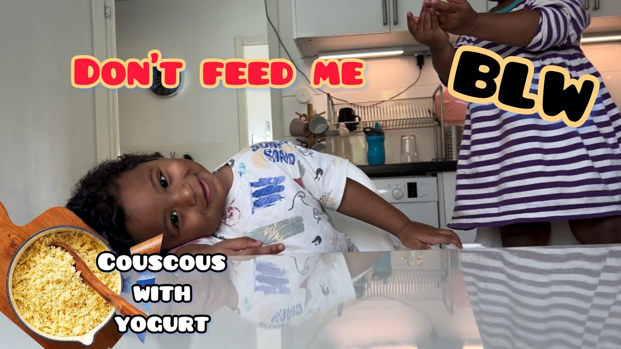 BLW😋we are eating couscous today 😍delicious 😘baby led weaning YouTube