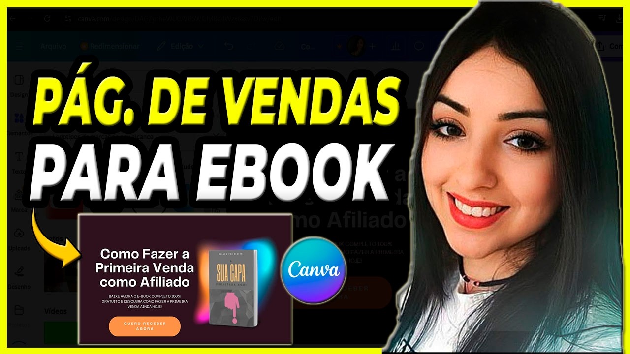(Grátis e Fácil) Como Criar uma Página de Vendas Para eBook no Canva ...