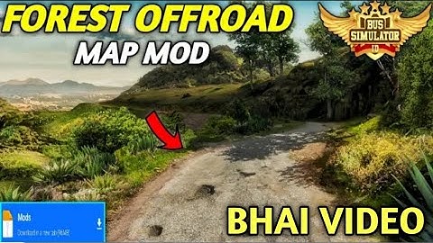 Latest Map Mod Bussid 3.7 - Full ForestOffroad map Mod For Bus SimulatorIndonesial #bhaivideo