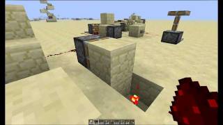Minecraft Redstone Tutorials - Compact 1 - 3 Tick Pulser