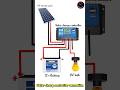 Solar panel connection &amp; Battery connection #solarpanel #solarenergy #solarsystem