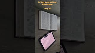 21 Day Challenge Day 21 #stewardship #journaling #christianity #obedience #worship #Yahuah