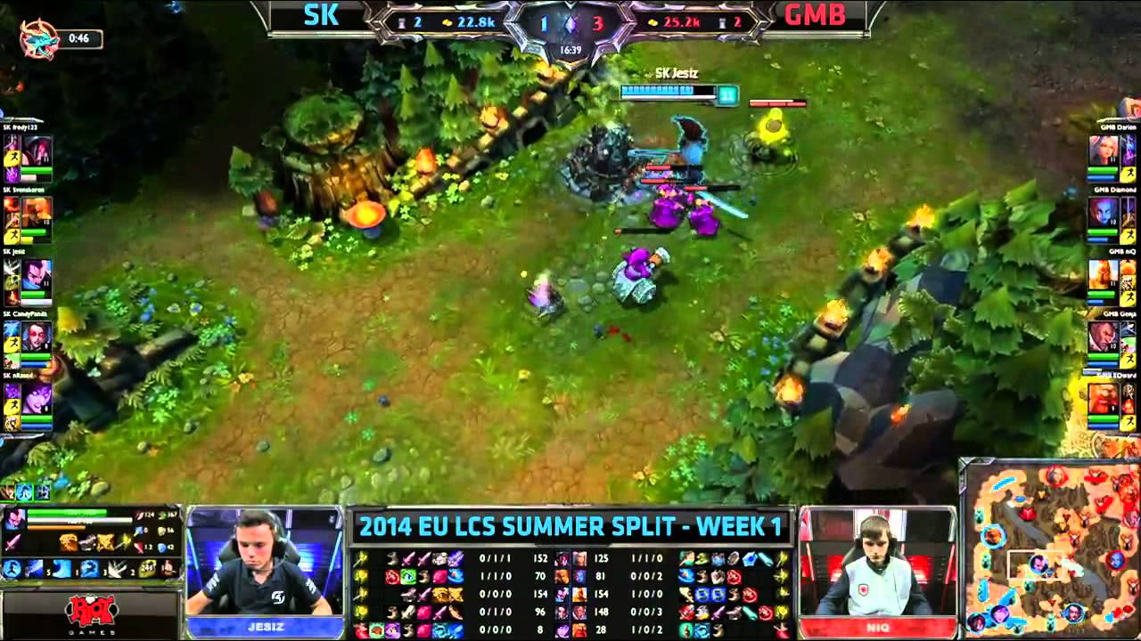 SK vs GMB   LCS EU W1D2   SK Gaming vs Gambit VOD