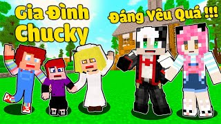 MỀU THỬ THÁCH 24H NHẬN NUÔI ĐỨA CON CỦA CHUCKY TRONG MINECRAFT*1 NGÀY REDHOOD LÀM CHA BÚP BÊ MA QUÁI