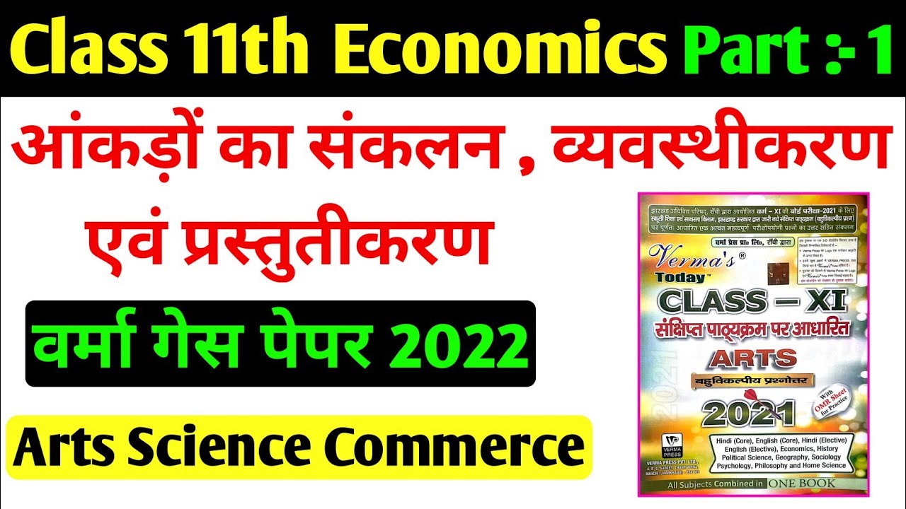 Class 11 Economics Chapter 2 Mcq 22 Jac Class 11 Economics Chapter 2 Mcq 22 Youtube