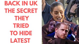 IT'S REALLY ALL FALLING APART - BACK IN UK FOR THIS REASON #meghanandharryupdate #royal #news