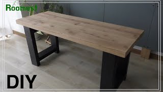 【DIY】How to make a simple wood bench.