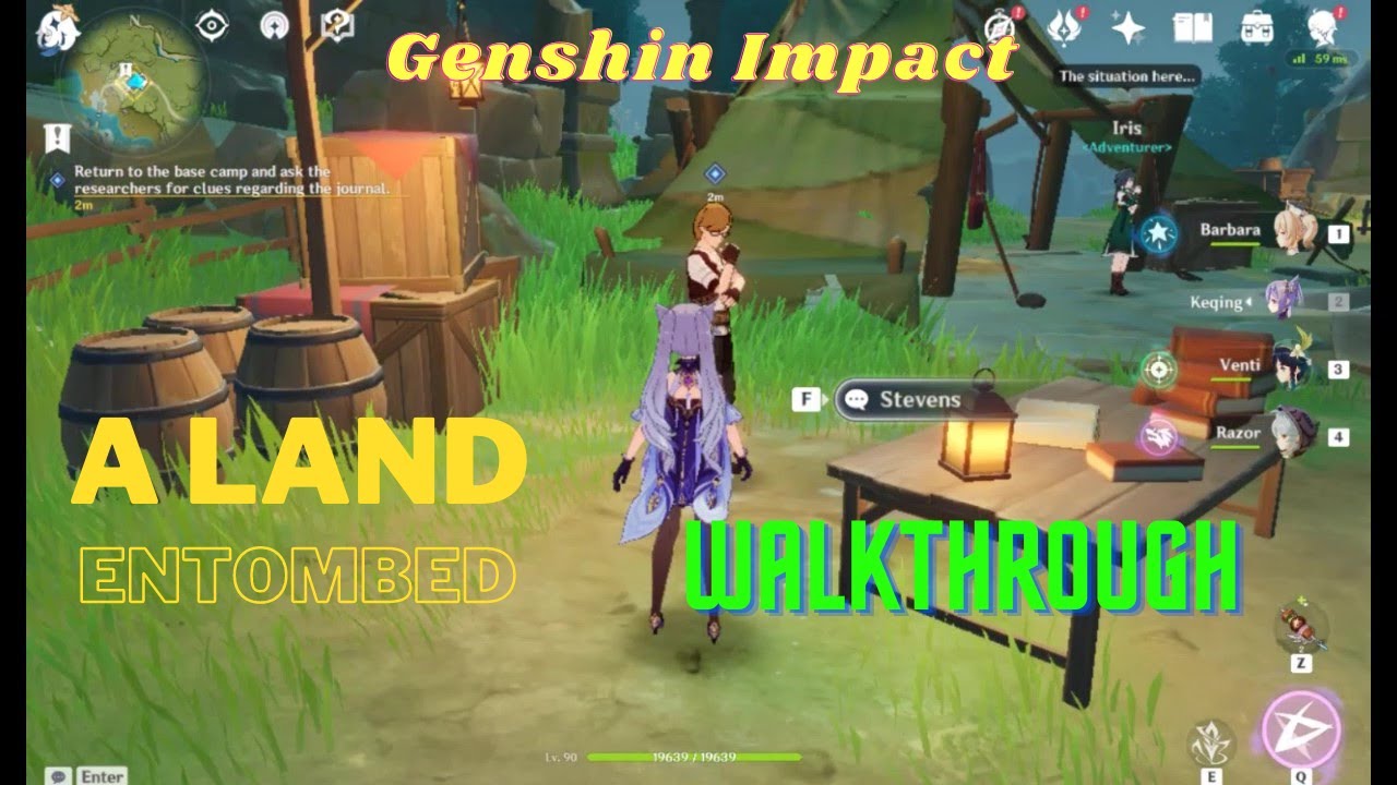 A Land Entombed World Quest Genshin Impact Guide YouTube