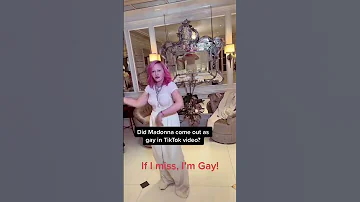 Madonna appears to come out as gay in playful TikTok video #shorts | Page Six Celebrity News