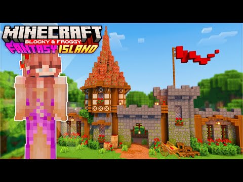 I had the PERFECT START to my Medieval Modded Minecraft Kingdom! | Fantasy Island Episode 1