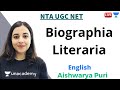 Biographia Literaria | English | Unacademy Live - NTA UGC NET | Aishwarya Puri