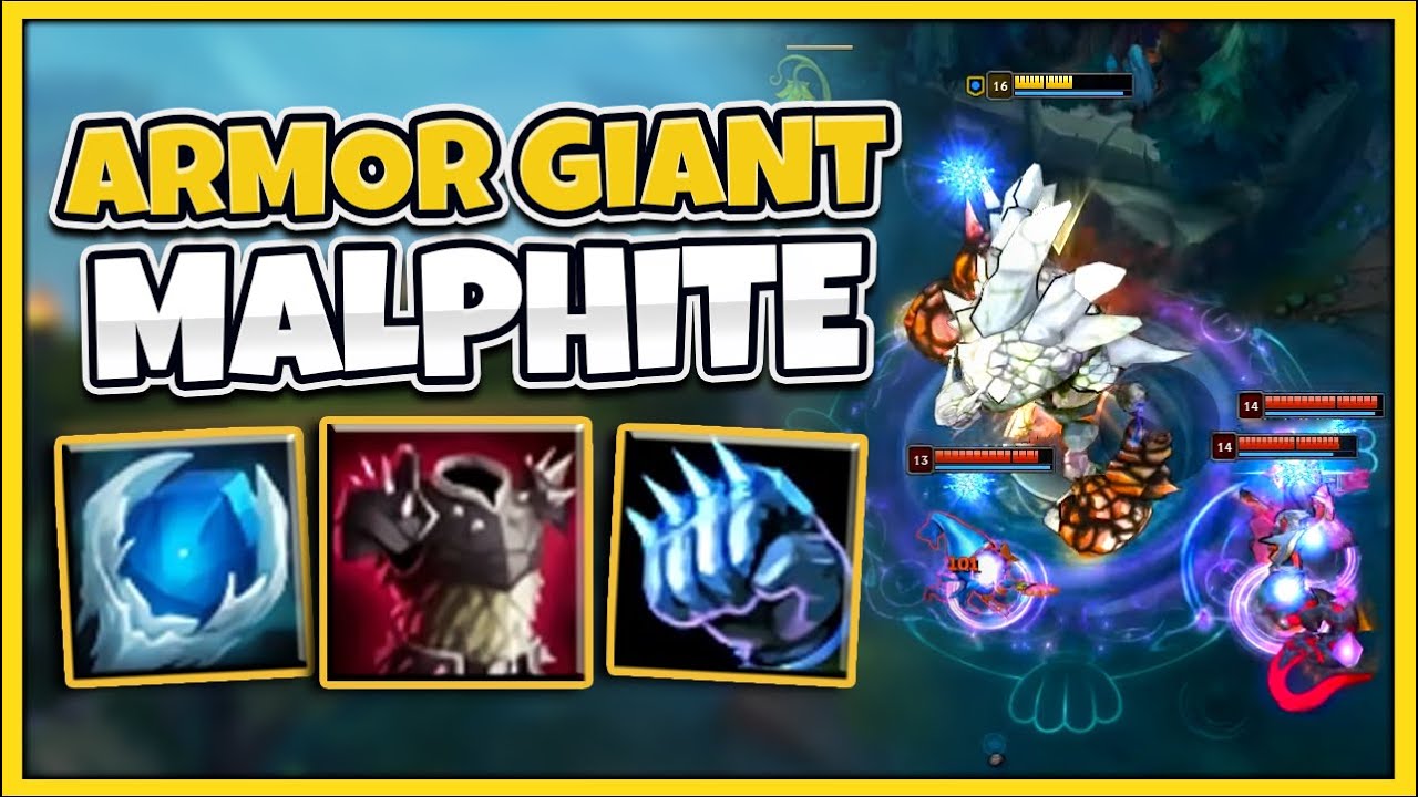 Huge Ult This Malphite Build Makes Him Bigger Than Cho Gath Insane Gauntlet League Of Legends Youtube