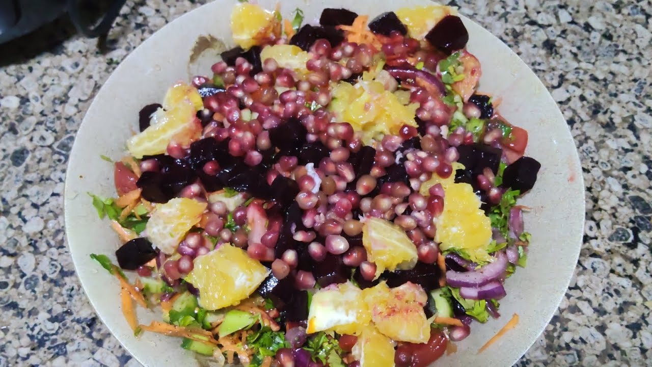 سلطة الملوك بدبس الرمان و السماق🍎✨طعم يخطف من أول شوكة..طريقة جديدة و سريعة و مغذية🤩😋