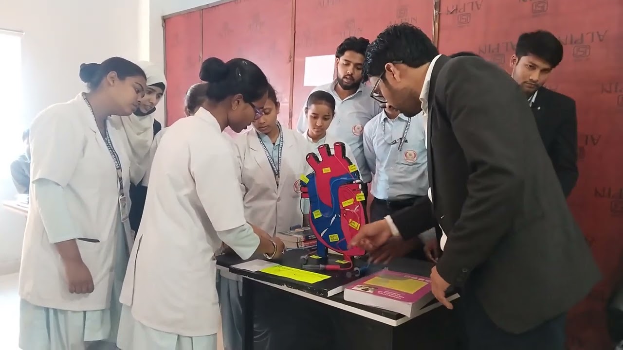 Heart anatomy 🫀 BSC nursing students video Subhawanti Institute of education/college 