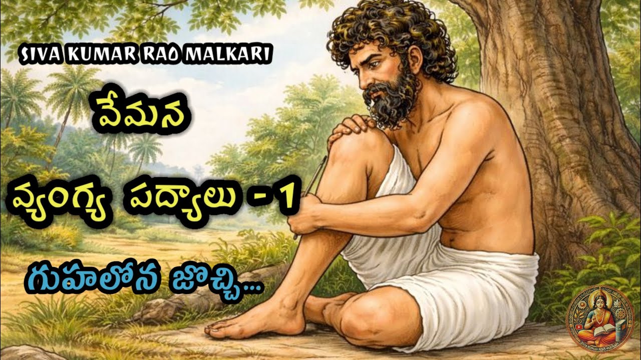వేమన  వ్యంగ్య పద్యాలు-1  | Vemana Philosophy in Telugu