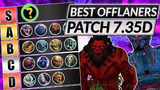 NEW OFFLANE TIER LIST Patch 7.35D  Best Position 3 Heroes RANKED  Dota 2 Guide