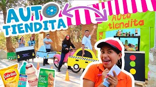 🌳CONVIERTO MI PATIO en AUTO TIENDITA 🍭🍟🚘🏍 ¡Clientes Sobre Ruedas! 🕶 ☀️| CONNY CHANGARROS