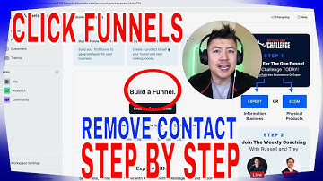 ✅  How To Delete Remove Contact In ClickFunnels 🔴