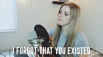 I Forgot That You Existed - Taylor Swift | cover