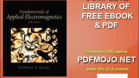 Fundamentals of Applied Electromagnetics 5th Edition