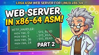 LX64 ASM Web Server Linux x86 64 - Part 2