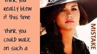 Demi Lovato - Mistake (Lyrics)