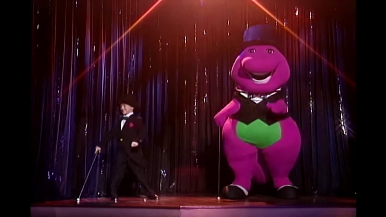 Barney Happy dancing with my shoes (ReModenized) YouTube