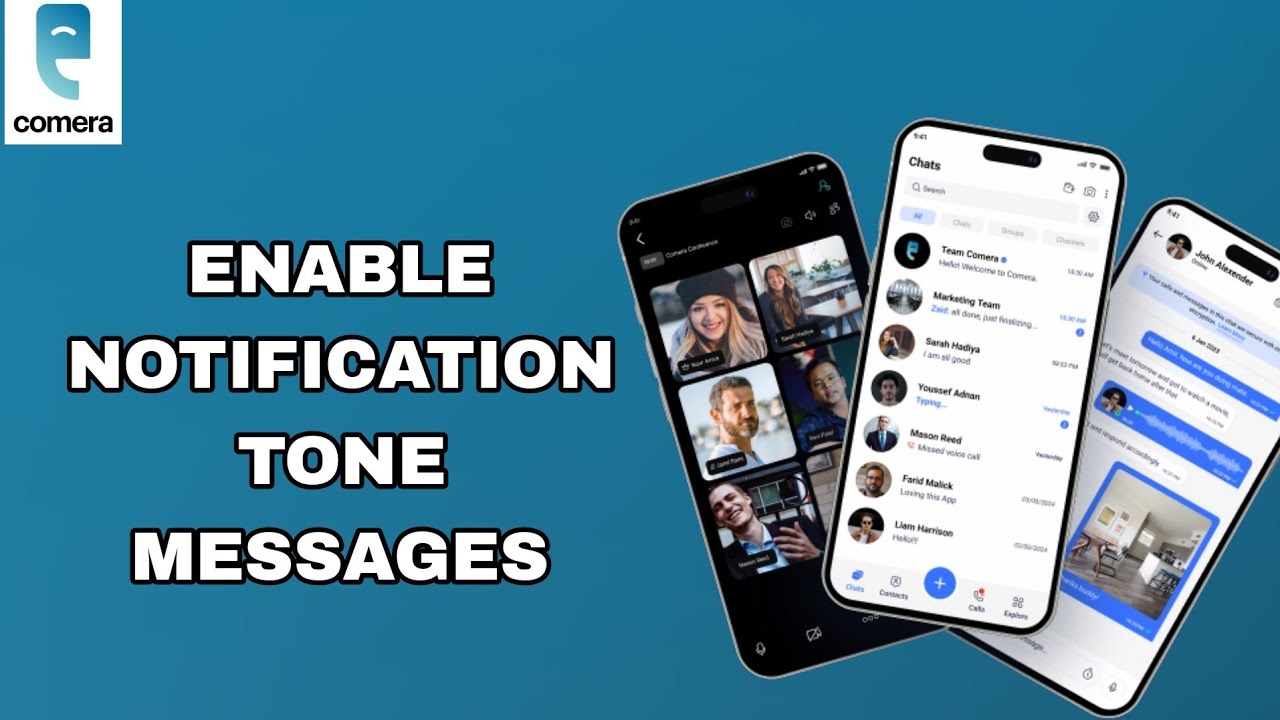 Как включить звуковые уведомления в приложении Comera | Пошаговая инструкция