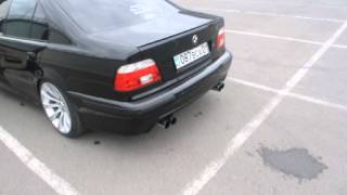 BMW E39 M5 Supersprint headers, x-pipe, SS racing mufflers