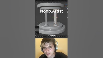 Noob vs Pro artist: circular array #blendertutorial #blender #blendertutorial #blender3d #b3d