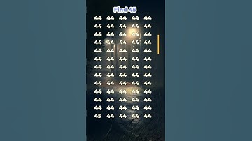 Can you find 45? #puzzle #brainteaser #numberchallenge #shorts