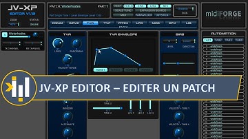 [FR] Edit Roland JV Patch with JV-XP EDITOR / Tutoriel