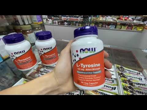 Now Foods L-тирозин 750 мг 90 капсул - YouTube