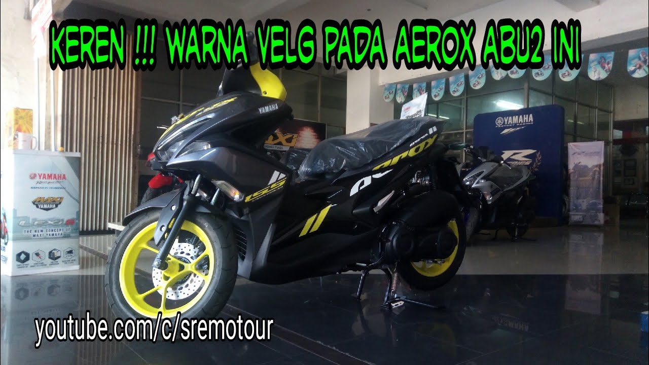 31+ Model Modifikasi Motor Aerox Warna Abu Abu Terbaru | Mobilio Oto