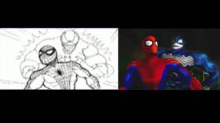 spider-man 2000 storyboard comparison 11