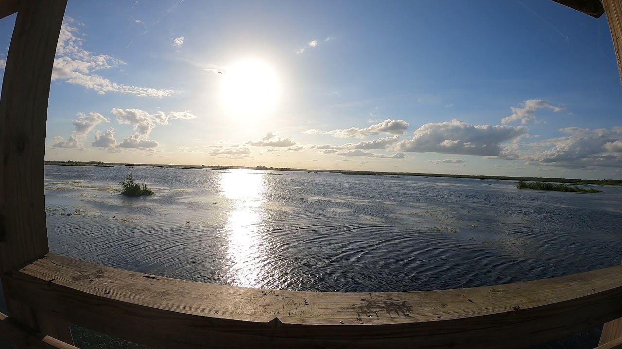Trail Ride Water Break, Time Lapse of the Waves and Clouds