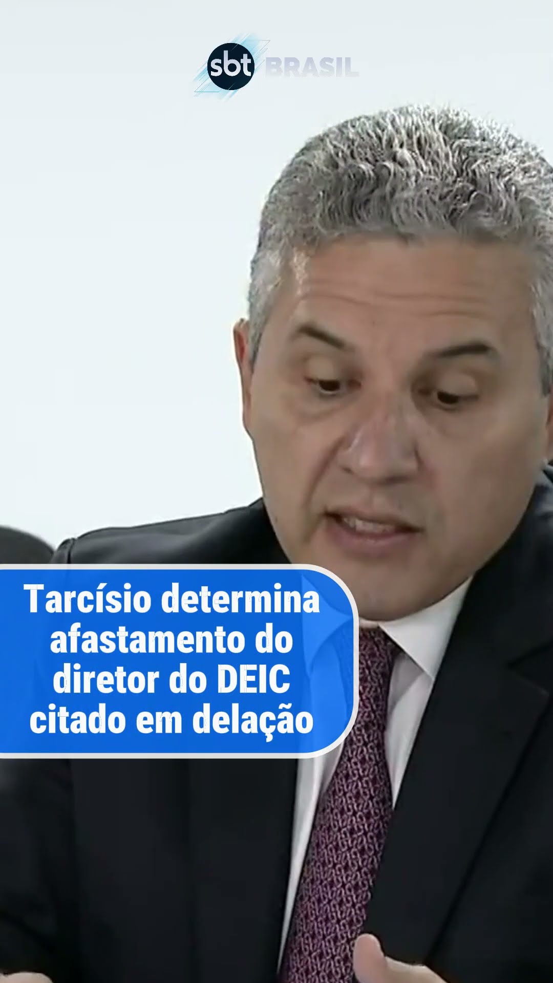 Tarcísio decide afastar diretor do Deic após delação de Gritzbach | SBT Brasil (20/12/24)