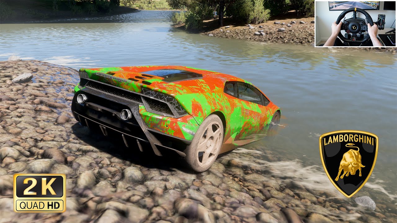 Rebuilding Lamborghini Huracan 1700HP | Forza Horizon 5 Steering Wheel Gameplay