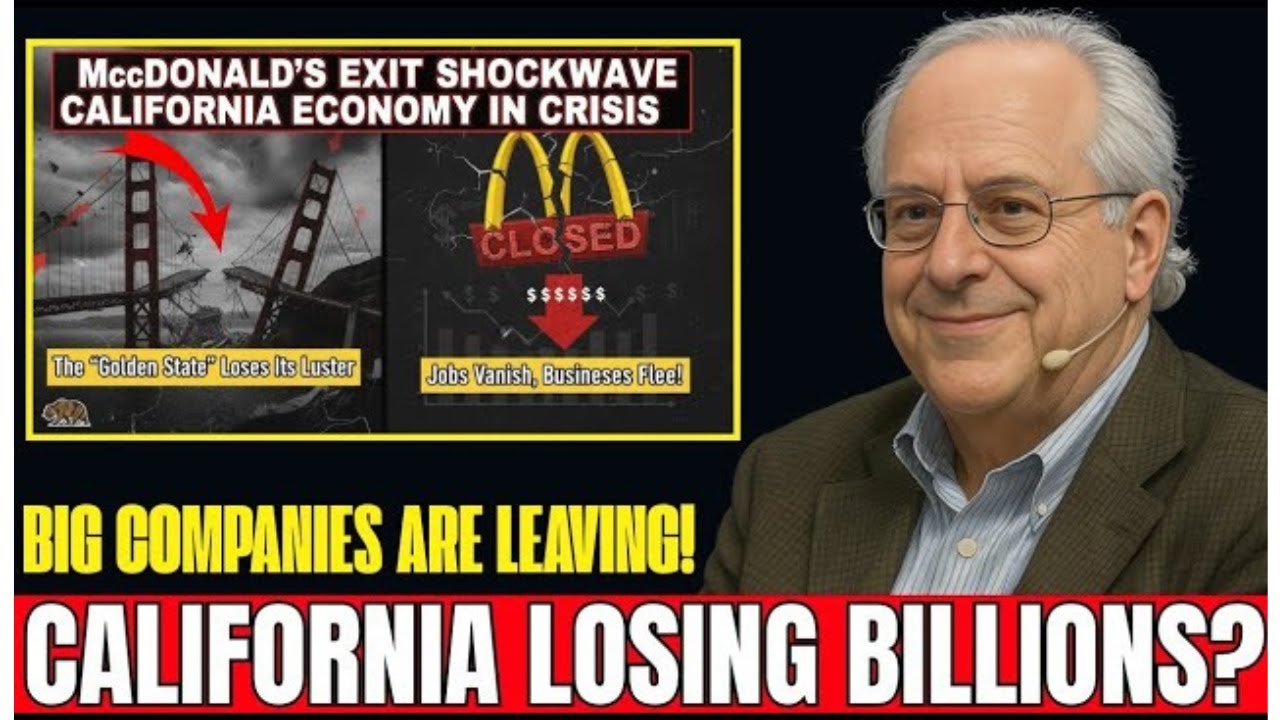 McDonald’s Exit Sparks Alarming Economic Signals in California | Richard Wolff