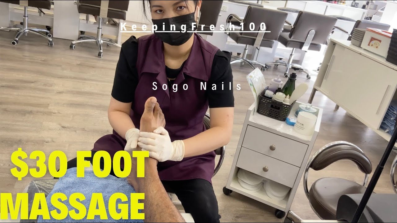 $30 Foot Massage (SOGO Nails) NYC 🇺🇲 Manhattan #Keepingfresh100 ASMR