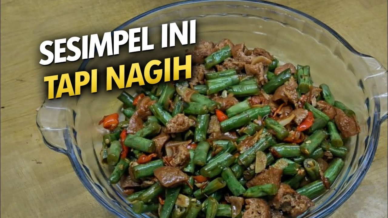 Tumis Buncis + Tahu Sesimpel Ini, Tapi Kok Nagih? Cheap, Easy, and Comfort Food